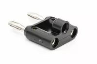 Pomona MDP Double Banana Plug Black